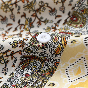 เสื้อฮาวายผู้ชายสั่งทำพิเศษ ปักลายได้ตามต้องการ สวมใส่สบาย ไม่ยับ ระบายอากาศดี เสื้อเชิ้ตผู้ชายสำหรับผู้ใหญ่ - Product Image 4