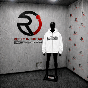 Custom White Oversized <b>Zip</b> <b>Up</b> <b>Hoodie</b> Men Streetwear <b>Black</b> Graphic Print Drop Shoulder Full Zipper Hooded Sweatshirt Casual Wear - Product Image 3