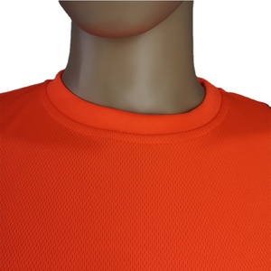 Hi <b>Vis</b> Class 3 Reflective Safety <b>T</b>-<b>Shirt</b> Polyester/Cotton Breathable Unisex Lime Orange Navy Bottom Short/Long Sleeve - Product Image 2
