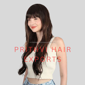 Bang 2 Clip Extensions de Cheveux Humains Non Remy Brun - Product Image 6