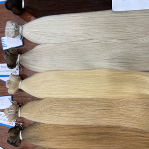 Cheveux humains 100% naturels, lisses et brillants, disponibles en plusieurs couleurs, sans perte de cheveux, prêts à être expédiés, parmi les plus vendus. - Product Image 6