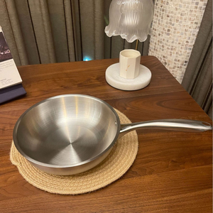 High Quality Stainless Steel Fry <b>Pan</b> Crafted For Everyday Cooking Offering Reliable Performance And Even Heat Distribution - Product Image 4