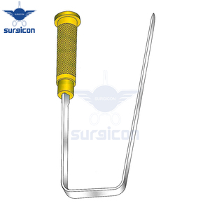 Disector Quirúrgico Reutilizable de Acero Inoxidable de 22.5 cm y 3 cm, Herramienta Médica para Cirugía General, Plástica y Cosmética - Product Image 2