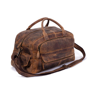 Bolsa de Viaje de Cuero para Uso Personal, Bolsa de Viaje para Vacaciones y Actividades Diarias, Más Vendida - Product Image 1