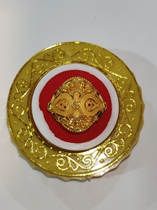 22k Solid Gold <b>Ring</b> Men/Women Authentic Handcrafted Ethnic Indian Jewelry Fancy Party Wedding Anniversary Bridal Wear <b>Statement</b> - Product Image 4