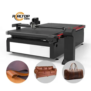 Genuine Leather Cutting Machine for lady bag shoe production