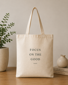 Bolsa de Mano de Lona de Algodón Natural, Estilo Minimalista, para Uso Diario y Compras - Product Image 3