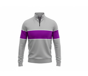 Active Fit Sublimation Quarter Zip Jacket Manufacturer <b>Men</b> Women Youth Sportswear Quick Dry Team <b>Pullover</b> - Product Image 3
