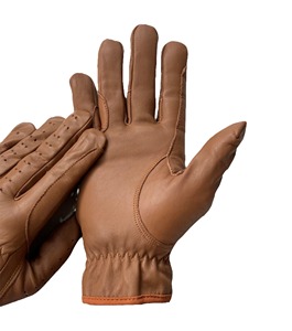 Gants d'équitation d'hiver haut de gamme en cuir pleine fleur à doigts complets, adhérence haute performance, conception durable pour cavaliers professionnels - Product Image 2