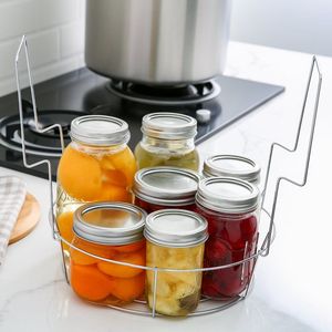 Pentola a doppio bagno maria in acciaio inossidabile da 21,5 litri con griglia e manici a doppia impugnatura - Product Image 6