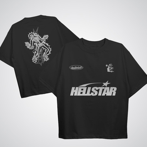 T-shirt formel pour homme Hell Star, 100% coton, haute qualité, respectueux de l'environnement, unisexe, vente en gros, faible MOQ - Product Image 5