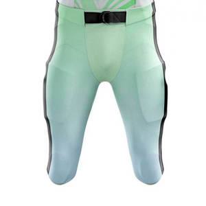 Ensemble de maillots de football américain sublimés unisexes, motif végétal vert, 50% évacuation de l'humidité, uniforme ajusté toutes saisons, 100% polyester - Product Image 2