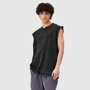 Camiseta sin mangas para culturismo y musculación para hombre, transpirable, de secado rápido, para entrenamiento en el gimnasio, sin mangas, atlética y a la moda - Product Image 3
