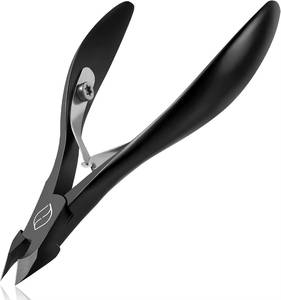 Coupe-ongles professionnel en acier inoxydable, lame plate droite, pointe acérée, pour usage adulte, style simple - Product Image 1