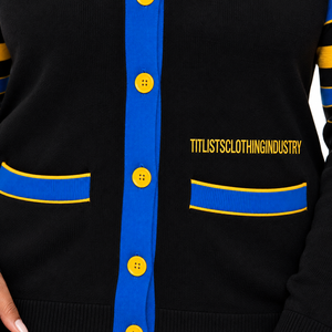 Cardigans en tricot à col en V de haute qualité Sigma Gama Rho, très demandés, pour universités/collèges/écoles, unisexe - Product Image 3