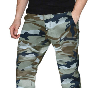 Pantalon camouflage 100 % coton pour homme – Qualité supérieure, prix de gros, logo personnalisé, effet délavé - Product Image 5