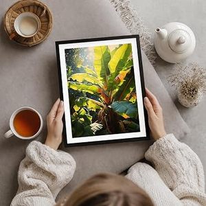 Cadre photo rectangulaire vintage en bois, fait main, écologique, décoration murale pour l'affichage des souvenirs familiaux - Product Image 3
