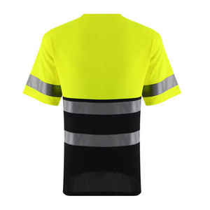 Chemise de travail en polyester à logo personnalisé, manches longues, réfléchissante, haute visibilité, séchage rapide, unisexe, pour la fabrication - Product Image 3