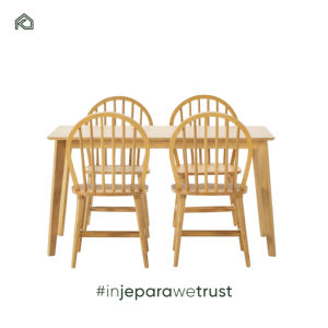 ชุดโต๊ะรับประทานอาหารไม้สักแท้ทรงกลมดีไซน์ทันสมัยขายดีที่สุด สำหรับเฟอร์นิเจอร์บ้านเข้าชุดกับ Nala - Product Image 4