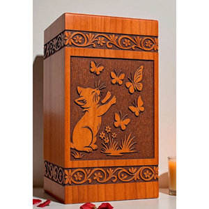 Small Wooden <b>Keepsake</b> Urn for Ashes – Mini <b>Memorial</b> urn <b>Memorial</b> <b>Keepsake</b> by AYAANS - Product Image 4