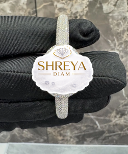 Reloj de Cuarzo con Esfera Ovalada de Acero Inoxidable para Mujer, Cristal de Zafiro, Diamantes Incrustados, Números Romanos, Pantalla Analógica, Correa de 16 mm, Lujoso - Product Image 1