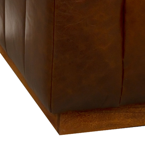 Canapé sectionnel en cuir moderne 3 places, nouveau design américain pour la maison et l'hôtel, cuir véritable, style vintage élégant - Product Image 6