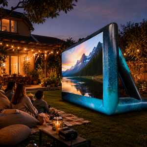 Pantalla Inflable Gigante Personalizada para Cine al Aire Libre con Proyector, para Fiestas y Eventos en el Patio Trasero, Alquiler - Product Image 3