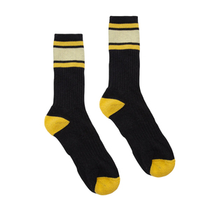 Hot Sale High Elastic Custom Yellow Black Cotton Sports Athletic <b>Socks</b> Non Slip <b>Men</b> <b>Socks</b> with logo - Product Image 1