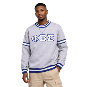 Sudadera con Letras Blancas de Phi Beta Sigma en Chenilla, Prenda de Fraternidad Griega con Diseño Clásico en Chenilla, Comodidad y Estilo Premium - Product Image 1