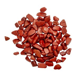 Vente en gros de copeaux d'agate jaspe rouge poli, cristal concassé 3-5mm pour la décoration de la maison et des fêtes par AMAYRA CRYSTALS EXPORTS INDIA - Product Image 1