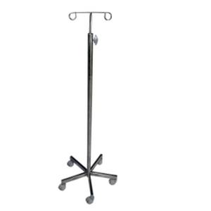 Support de perfusion réglable pour lit d'hôpital, finition thermolaquée, fiable, usage médical, vente en gros - Product Image 3