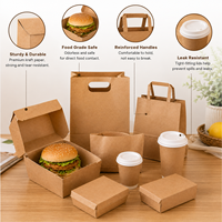 Boîte d'emballage pour hamburgers jetable, écologique, imperméable, avec logo personnalisé, en matériau recyclable, pour usage en restaurant