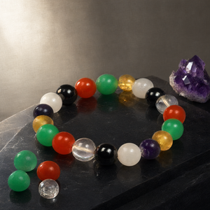 Perles Rondes en Pierres Précieuses Mélangées, Vente en Gros, Accessoires de Mode en Cristal - Product Image 3
