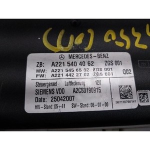 Module de commande Airmatic d'occasion pour Classe S 2005-2009, OEM A2215404062 - Product Image 4