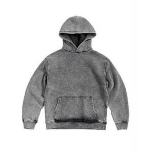 Sweat-shirt à capuche zippé pour homme, coupe classique, 100% coton, doublure en jersey, 350g, imprimé étoiles, style vintage, décontracté, hiver, éco-responsable - Product Image 4