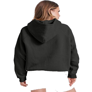 Sudadera con Capucha de Felpa de Poliéster/Algodón Ecológica Premium para Mujer, Tejida, de Manga Larga, Largo Regular, para Invierno, Impermeable - Product Image 2