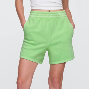 Hot Women's 100% Cotton Fleece Shorts Loose Fitting and Breathable <b>Hip</b>-Hop Style Top Summer Seller - Product Image 6