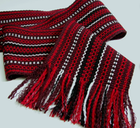 Ceinture tissée multicolore de 4 pouces de large – Ceinture faite à la main pour costumes et mode