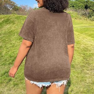 T-shirt oversize délavé à l'acide Weetiotio avec motif chrétien et versets bibliques pour femmes et filles, version ajustée XL, chemise King - Product Image 5