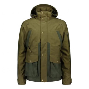 Ensemble veste et pantalon de travail d'hiver pour homme, haute visibilité, certifié CE, imperméable, respirant, coupe-vent, en nylon, pour usage extérieur - Product Image 2