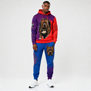 Survêtement en molleton de coton pour homme, nouveau design, vêtements de sport athlétiques, entraînement professionnel, logo personnalisé, taille personnalisée, coupe premium - Product Image 5
