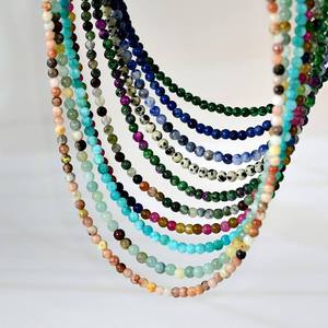 Collier de perles irrégulières en résine faites à la main, multicolores, bijoux de mode, artisanat moulé, pour femmes et filles - Meilleures ventes - Product Image 1