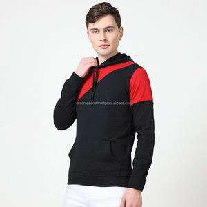 Nardon Apparel 2025 Venta caliente Logotipo personalizado Color bloqueado Sudadera con capucha con estilo para hombres - Product Image 5