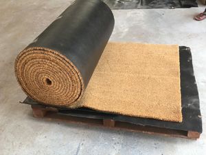 Tufted Cut Pile Microfiber Non-Slip Thick Puzzle Pattern Machine <b>Washable</b> Coir pvc backed <b>doormat</b> - Product Image 2