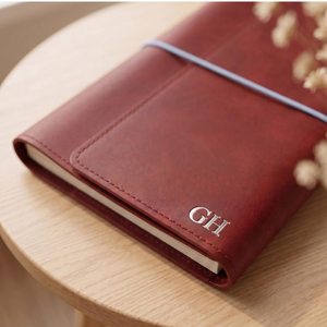 Funda para Cuaderno Trifold de Cuero 100% Genuino A5, Cuaderno de Cuero Personalizado, Estuche de Cuero para Cuaderno de Viaje, Recargable - Product Image 4