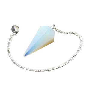 ลูกตุ้มคริสตัลโอปาไลต์ทรงกรวยขัดเงาแกะสลักอย่างสวยงาม อุปกรณ์ดาวซิ่งสำหรับบำบัดพลังงาน ขายส่ง คุณภาพเยี่ยม - Product Image 3