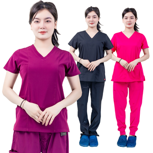 ชุดเครื่องแบบโรงพยาบาลที่ขัดตัวดูดซับเหงื่อและผ้ายืดได้ดีสำหรับผู้หญิงและผู้ชายจาก FMF VN ที่ผ่านการตรวจสอบแล้ว - Product Image 1