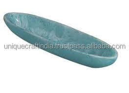 Bandeja de servicio de resina blanca de alto grado New Look Exhibición de producto grande-Venta al por mayor de fábrica - Product Image 4