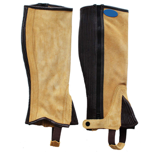 Polainas de Cuero Genuino Estilo Western de Alta Calidad, Secado Rápido, Cómodas, con Cierre de Cremallera, Personalizables - Product Image 1