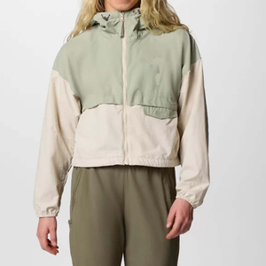 Outdoor Spring <b>Wind</b> <b>Breaker</b> Waterproof Hooded Jacket with Front Logo Customizable Unisex Design - Product Image 1